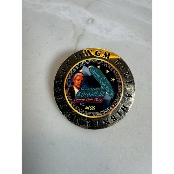 Other - MWPHGL PA Prince Hall Masonic #106 Philadelphia Broad St Saint Lukes Lapel Pin